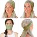 Non-Slip Turban Headbands for Women - Pack of 15 Multicolor Elastic Hair Bands for Workout, Running, Yoga - Sweat-Wicking Headwraps - Buy Online on GoSupps.com