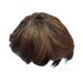 Synthetic Hair Bundles Button Women's Fluffy Black Gradient Brown Wig Fluffy Lifelike Short Straight Hair Cap Lace Front Wigs And One Size Gold