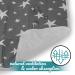 Breathable Baby Diaper Pad & Wrap | Washable Reusable Ceiling Pad for Infants & Toddlers - 50x70 cm (Star Gray) - Buy Online on GoSupps.com