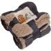 Cozy Brentfords Sherpa Pet Blanket - Charcoal Grey | Warm Kennel Mat for Dogs, Cats, Puppies, and Kittens - Buy Online on GoSupps.com