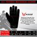 AXIZ Motorcycle Gloves - Touch Screen Tactical Shooting Gloves for Men and Women - Airsoft Paintball Riding Combat - Black Large - Buy Online on GoSupps.com
