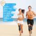 2 Pack Knee Compression Sleeve with Gel Pads & Stabilizers - Size L, Orange (1 Pair) | Knee Brace for Men & Women - Support for Running, Weightlifting, Arthritis & Joint Pain Relief - Buy Online on GoSupps.com