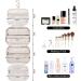 Hanging Toiletry Bag Travel Makeup Cosmetic Organizer for Women and Girls - Beige Bird (Medium) - Buy Online on GoSupps.com