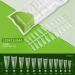 FEIlei Long Coffin Fakes Nail Tips Acrylic Press on Nails Clear Artificial False Nails - Buy Online on GoSupps.com