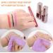 KinHwa Microfibre Flannel Face Cloth Set - 6 Pack Quick Dry Baby Wash & Makeup Remover Cloths - Soft Skin Care Cleansing Towels - 20x20cm - Grey, White, Pink, Purple - 6 Count - Buy Online on GoSupps.com