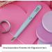 Rubis Heart Engraved Slanted Eyebrow Tweezers - Light Blue | Premium Quality for Perfect Brows - International Shipping - Buy Online on GoSupps.com