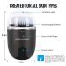 Electric Vibrating Sonic Facial Brush Cleansing Waterproof for Skin Face Exfoliating Removing Blackhead Deep Cleaning with 2 Working Speed of Men and Women 1 Black - Buy Online on GoSupps.com