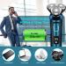Buy Upgraded Electric Razor for Men - Cordless 3D Rotary Shaver Waterproof Wet/Dry - Perfect Gift for Husband Dad Boyfriend - Fast International Shipping - Buy Online on GoSupps.com