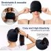 ZELIER Migraine Relief Cap - Double Layered Head Gel Ice Hat for Natural Cold Therapy - Odorless & Form Fitting - One Size Fits All (Black) - Buy Online on GoSupps.com