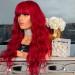Buy Long Red Wavy Synthetic Wig for Women - 50s/60s/70s Cosplay Hairstyle | International Shipping Available - Buy Online on GoSupps.com