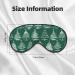 Adjustable Double-Sided Christmas Trees Sleep Mask | Soft Eye Covers for Perfect Shading & Reduced Eye Edema | International Shipping Available - Buy Online on GoSupps.com