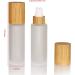 COSIDEA 6 pcs Empty 2oz /60ml bamboo lid clear glass spray bottle with fine mist despenser head for liquid perfume toiletries containers toner bottles 60ml With Spray Pump - Buy Online on GoSupps.com