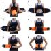 Innoti Back Band for Men & Women - Lumbar Support Belt for Sports & Work - Adjustable Compression Back Brace (Orange M 70-83 cm) - Buy Online on GoSupps.com