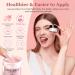 Modelones 10 Pcs Dip Powder Nail Kit Starter Set | Nude Pink Glitter Neutral Skin Colors | 15ml 2 in 1 Base & Top Coat Activator | Nail Art DIY Salon A1- Light Pink - Buy Online on GoSupps.com
