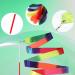 LUTER Dance Ribbon Set - 2pcs 78.7 Inch Gymnastics Ribbons for Kids and Adults - Bright Color Streamer On a Stick for Dancing Training and Birthday Parties - Buy Online on GoSupps.com