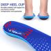 TOPSOLE Orthotic Insoles for Plantar Fasciitis, High Arches, and Foot Pain - Blue (UK-11-29.5cm) - Buy Online on GoSupps.com