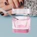 Folpus Nail Art Glass Dish with Lid Bowl Cup Holder Nail Art Tools Pink - Buy Online on GoSupps.com