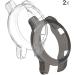 kwmobile 2-Pack Fitness Tracker Frame for Huami Amazfit GTR (47mm) - Transparent/Black - TPU Silicone Cover Set - Buy Online on GoSupps.com