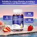 Magnesium Glycinate Gummies with L-Threonate Vitamin B6 Ashwagandha 540mg per Serving Sugar Free Vegan Relaxation & Nighttime Support Strawberry Flavor 60 Gummies Strawberry 60 Count (Pack of 1) - Buy Online on GoSupps.com