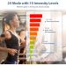 Buy TENS EMS Unit - 24 Modes Muscle Stimulator for Pain Relief | Dual Channel Electronic Massager with 12 Pads & Dust-Proof Bag | International Shipping Available - Buy Online on GoSupps.com