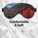 Smokey Mountain Cliff Print Unisex Eye Mask | Soft Comfortable Light-Blocking Sleep Mask for Travel & Relaxation - Buy Online on GoSupps.com