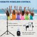 Selfie Stick Tripod 64 Inch | Extendable Stand with Wireless Remote | Compatible with iPhone 13, Android, Cameras - Buy Online on GoSupps.com
