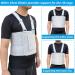 Rib Injury Chest Binder Brace - Elastic Support Belt for Cracked Ribs - Compression Wrap for Men & Women (Large - 41 to 51  - Buy Online on GoSupps.com