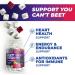 Beet Chews - Antioxidant-Rich Vegan Soft Chewables with Grape Seed Extract for Heart Health & Energy - Delicious Acai Berry Flavor - 60 Count - Buy Online on GoSupps.com
