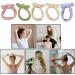Hair Ties 5 Pieces Elastic Hair Bands Seamless Ponytail Holders for Thick Hair Bow Knotted Hair Bobbles Hair Accessories for Women Girls - Buy Online on GoSupps.com