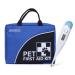 Pet First Aid Kit,Cat&Dog First Aid Kit,170-Pieces Dog Emergency Kit with Pet Thermometer,Emergency Collar,Emergency Blanket for Home,Travel,Car,Camping,Hiking,Hunting