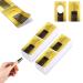 Pack of 100 nail stencils modeling stencil self-adhesive for gel nails nail extension Golden stencils - stencil set
