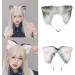 amangul Cosplay Ear Headband Woman Students Carnivals Anime Character Hairband Ear Headbands Plush Christmas Hair Hoop(White Powder) - Buy Online on GoSupps.com