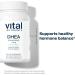 Vital Nutrients DHEA 10mg | Vegan Hormone Balance Supplement | Supports Healthy Metabolism | Gluten Dairy Soy Free | 60 Capsules - Buy Online on GoSupps.com