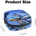 Menstrual Bag with Zipper for Women & Girls - Stylish Bird Loons Design | International Shipping Available - Buy Online on GoSupps.com