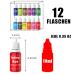 12 Highly Concentrated Liquid Food Colors - 10 ml Bottles for Cheeks Cookies Fondant Macarons DIY Soaps & Crafts | International Shipping - Buy Online on GoSupps.com