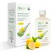 AloeCure USDA Organic Aloe Vera Juice Lemon Flavor  Bottled Within 12 Hours of Harvest - Inner Leaf Aloe Vera  Natural Acid Reflux Treatment  GERD  Natural Acid Buffer - Pure Aloe Juice for Digestion
