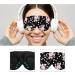 3D Blackout Sleep Mask for Women Men - Adjustable Straps - Peony Flower Design - Buy Online on GoSupps.com