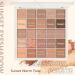 Nude Pink Brown Eyeshadow Palette - 25 Colors, Matte & Shimmer, Highly Pigmented, Hypoallergenic Eye Makeup - Oatmeal Milk Tea - Buy Online on GoSupps.com