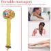 Minkissy Manual Hammer Massager Set | 2-Piece Body & Back Massage Hammer | Tai-Chi Ball & Long Hand Tool for Pain Relief | Ideal for Waist Neck Legs & Back - Buy Online on GoSupps.com