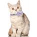 LaReine Plaid Print Breakaway Cat Collar with Bell & Bow Tie - Adjustable Safety Collar for Kittens - Purple Bling Option - Buy Online on GoSupps.com