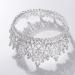 S SNUOY Silver Queen Bridal Crown Tiara Headband for Wedding - Buy Online on GoSupps.com