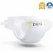 Pura Eco-Diapers Size 1 (Newborn 2-5kg) - 132 Organic Cotton Diapers EU Ecolabel Certified Sensitive Skin Monthly Box Moisture Indicator - Buy Online on GoSupps.com