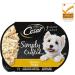 Cesar Simply Crafted Wet Dog Food Chicken Flavour 37g Pack of 10 & Simply Crafted Wet Dog Food Chicken Carrots Barley & Spinach 37g Pack of 10 - Buy Online on GoSupps.com
