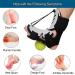 Komzer Plantar Fasciitis Night Splint with Spiky Massage Ball - Pain Relief for Heel, Arch & Ankle - Adjustable for Achilles Tendonitis - Fits Most Sizes - Buy Online on GoSupps.com