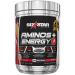 Six Star Aminos Plus Energy, BCAA Powder, Fruit Punch, 30 Servings, Natural color
