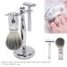 3PC Professional Razor Set - Manual Razor & Alloy Holder | Premium Shaving Essentials for Men - Buy Online on GoSupps.com