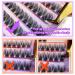 Shop No Glue Self Adhesive Eyelashes - 96 Cluster Lashes DIY 10-16mm Wispy Extensions for Beginners | Long-Lasting Individual False Lashes - Buy Online on GoSupps.com