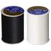 2-Pack - BLACK & WHITE - Coats & Clark Dual Duty All-Purpose Thread - One 400 Yard Spool each of BLACK & White