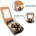 Shop Stylish Leather Lipstick Case with Mirror - Mini Organizer Featuring African Elephant Design | Perfect Lip Gloss Holder - Buy Online on GoSupps.com