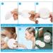 Geiserailie 50-Piece Compressed Natural Facial Sponges - Soft Exfoliating Cleansing Makeup Removal Sponge Set with Storage Jar (White) - Buy Online on GoSupps.com